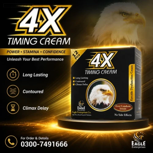 4X Timing Cream Condoms Price in Pakistan