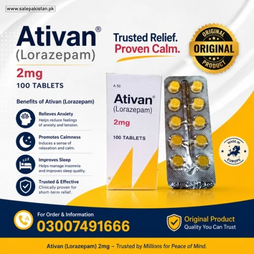 Ativan Tablet Price in Pakistan