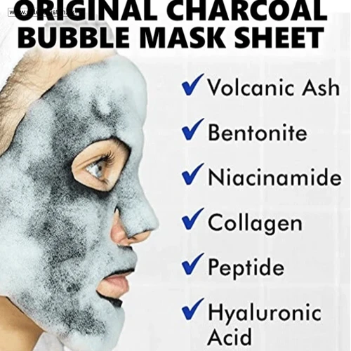 Biocos Bubble Charcoal Black Mask Sheet