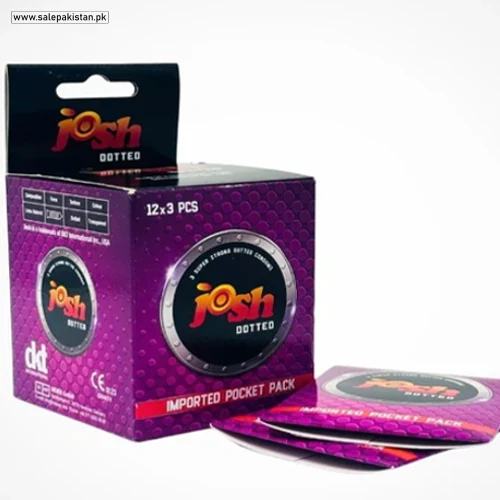 Josh Dotted Condoms 3 Pieces