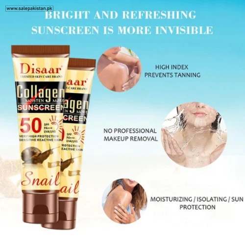 Disaar Collagen Snail Whitening Sunscreen