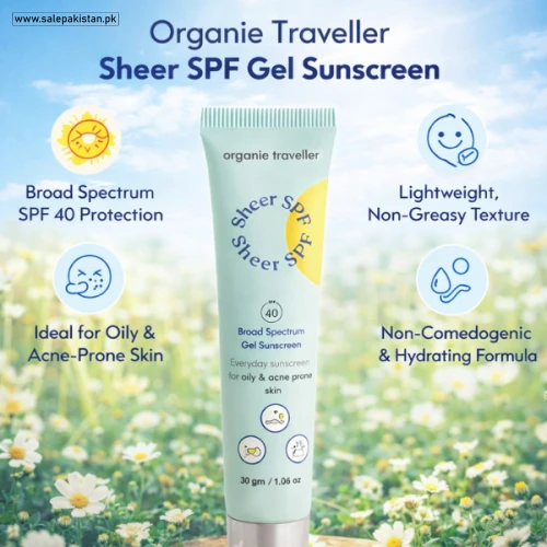 Organic Traveller Sheer Spf Sunscreen Price In Pakistan