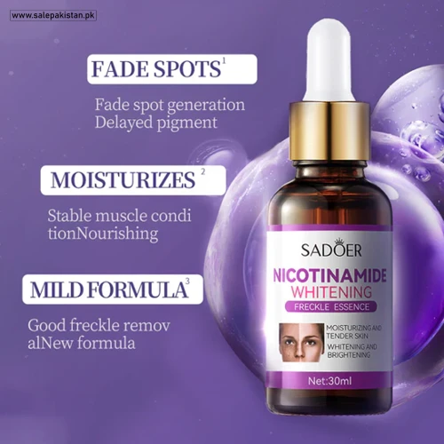 Sadoer Lighten Freckles Nicotinamide Whitening Face Serum