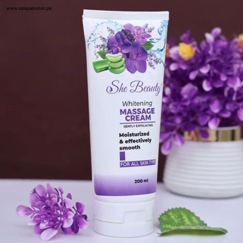 She Beauty Whitening Face Massage Cream