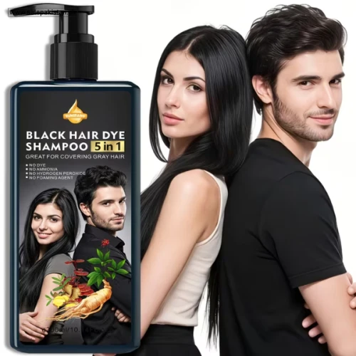 Five In One Black Hair Dye Shampoo