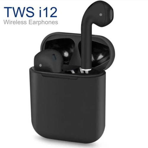 Airpods Tws 12 Black Mini Bluetooth