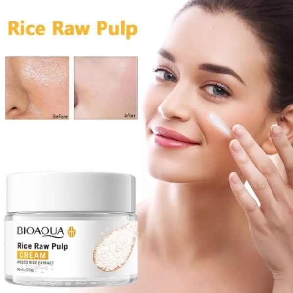 Bioaqua Rice Raw Pulp Moisturizing Face Cream