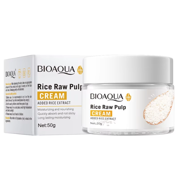 Bioaqua Rice Raw Pulp Moisturizing Face Cream