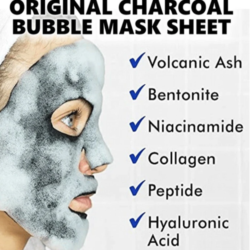 Biocos Bubble Charcoal Black Mask Sheet