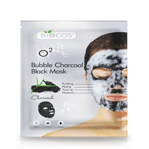 Biocos Bubble Charcoal Black Mask Sheet