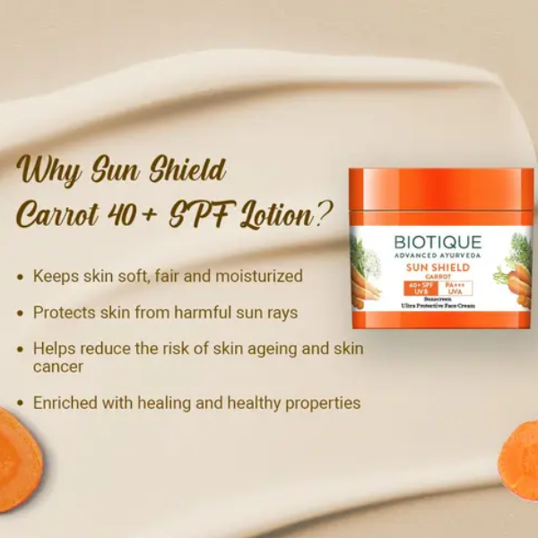 Biotique Sun Shield Carrot Sunscreen