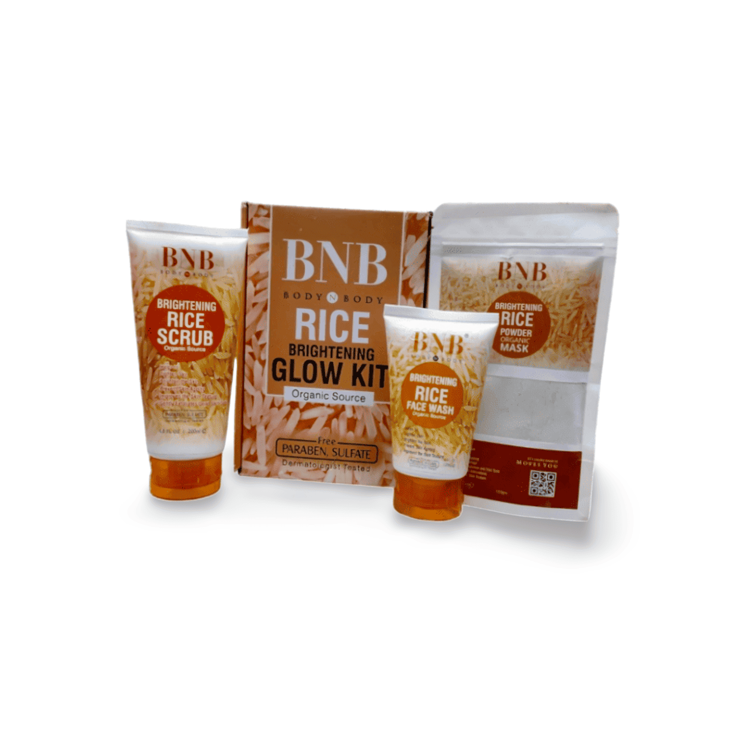 Bnb Rice Brightening Glow Kit