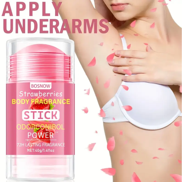 Bosnow Strawberry Body Fragrance Stick