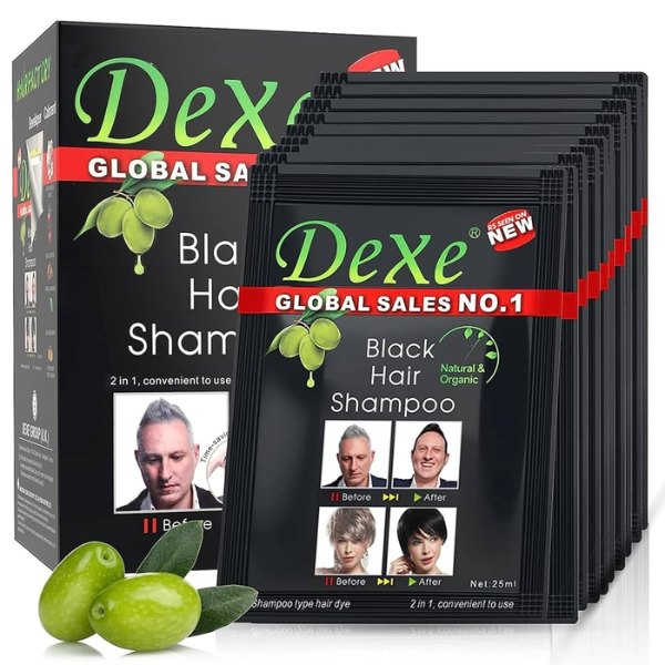 Dexe Black Hair Color Shampoo