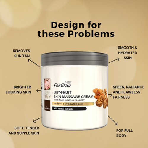 Fair Glow Dry Fruit Massage Cream