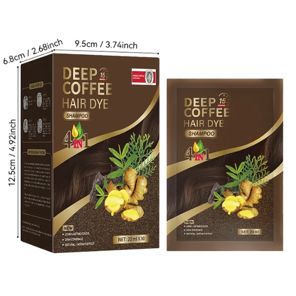 Ginger 4-in-1 Hair Dye Shampoo Ginger 4-in-1 Hair Dye Shampoo