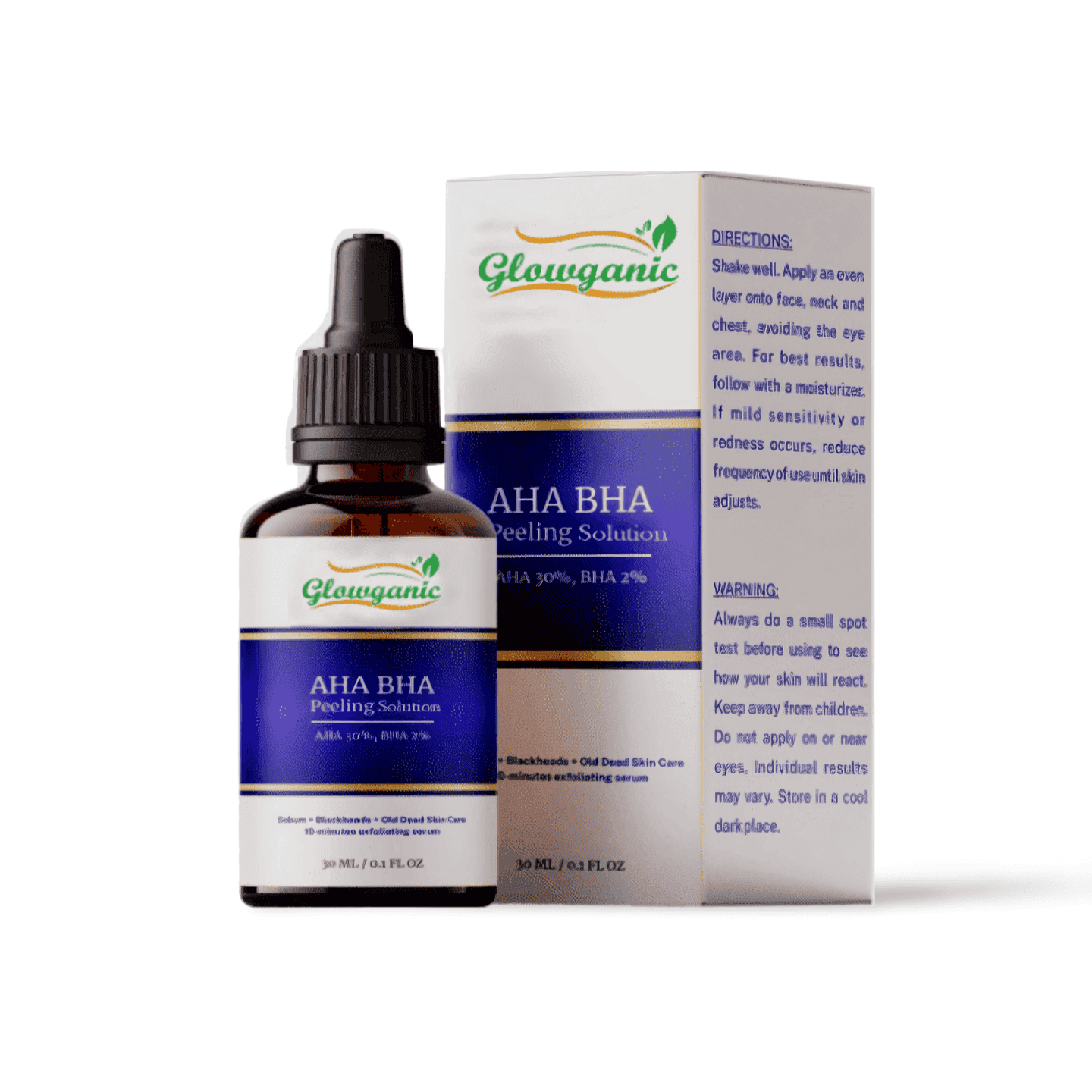 Glowganic AHA BHA Peeling Solution