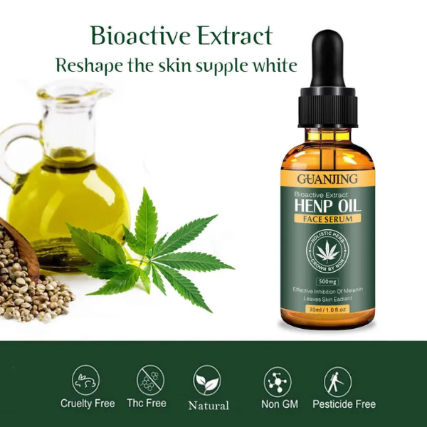 Guanjing Bioactive Extract Hemp Oil Face Serum