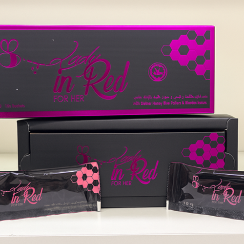 Lady In Red For Her Honey