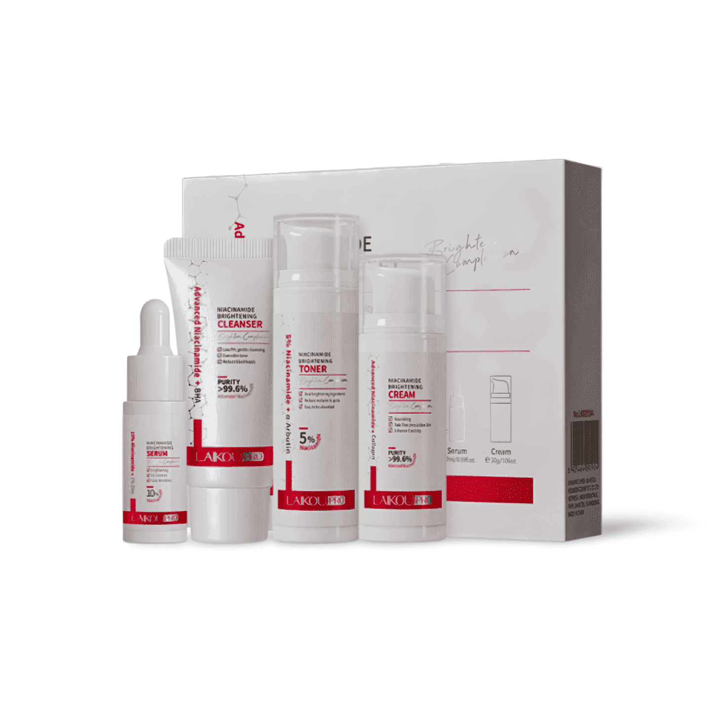 Laikou Pro Niacinamide Whitening Skincare Set