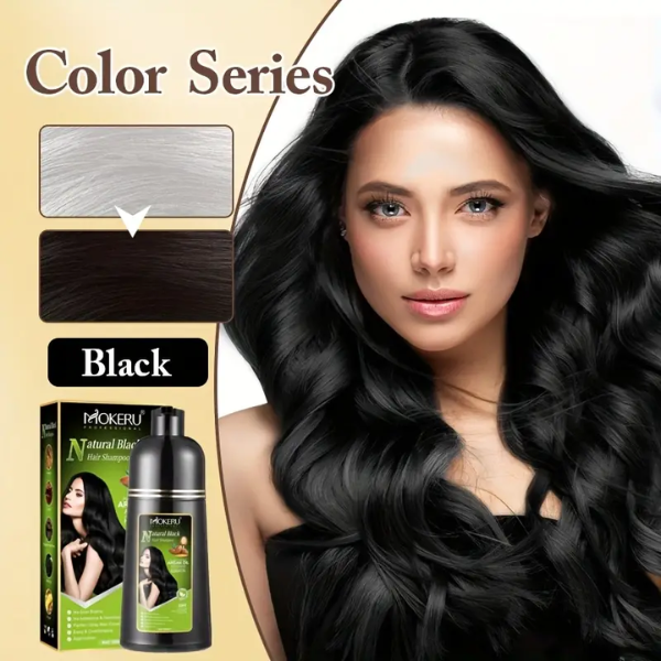 Mokeru Argan Hair Dye Shampoo