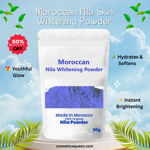 Moroccan Blue Nila Skin Whitening Powder