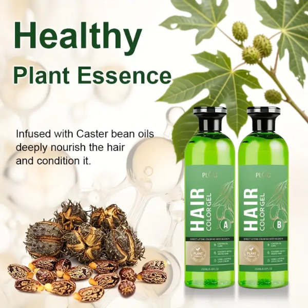 Natural Black Hair Dye Gel