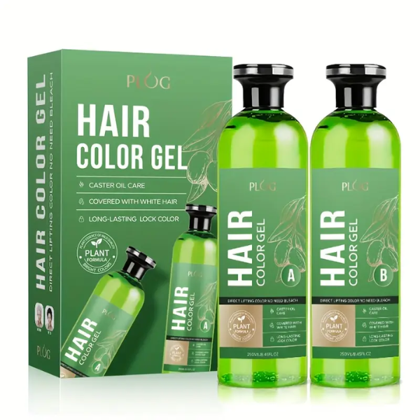 Natural Black Hair Dye Gel