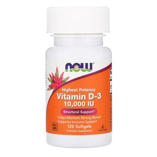 Now Vitamin D3 10000 Iu, 120 C