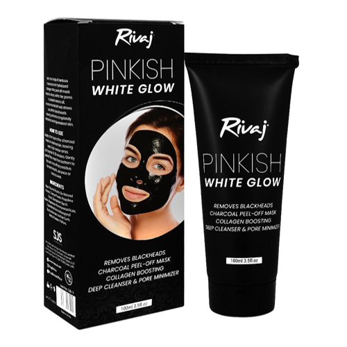 Pinkish White Glow Mask