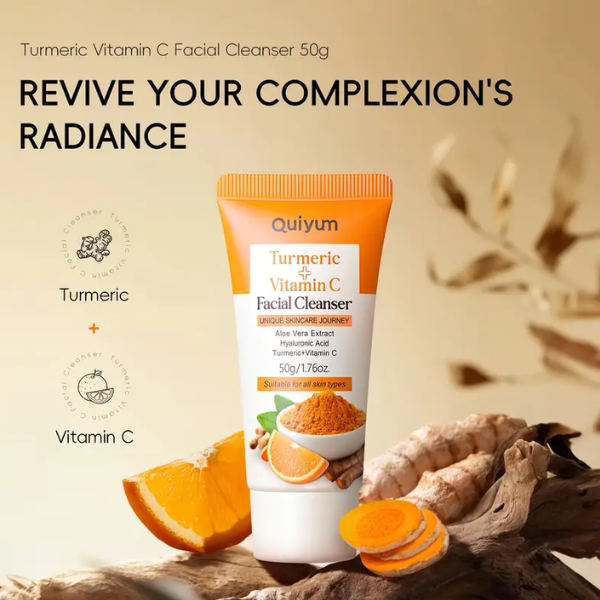 Quiyum Turmeric Vitamin C Facial Cleanser