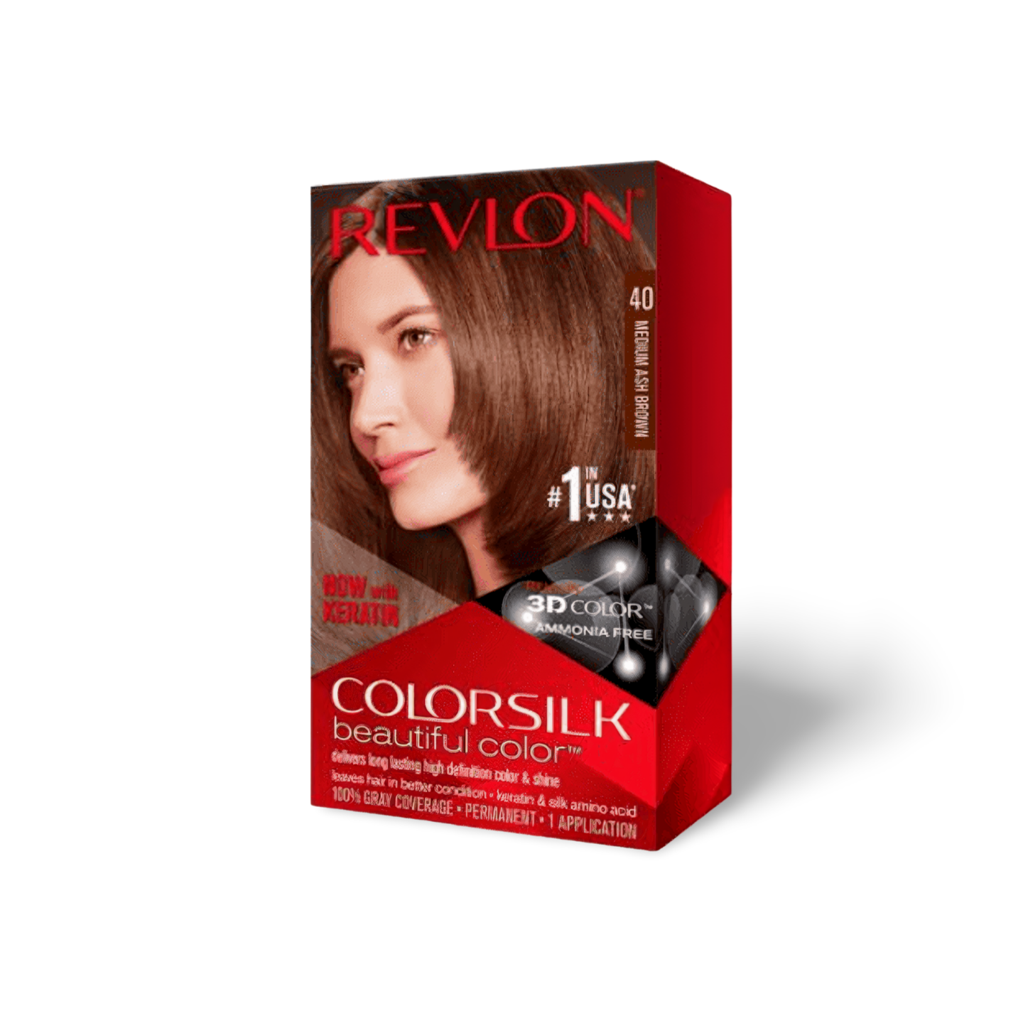 Revlon Hair Color Medium Ash Brown 40