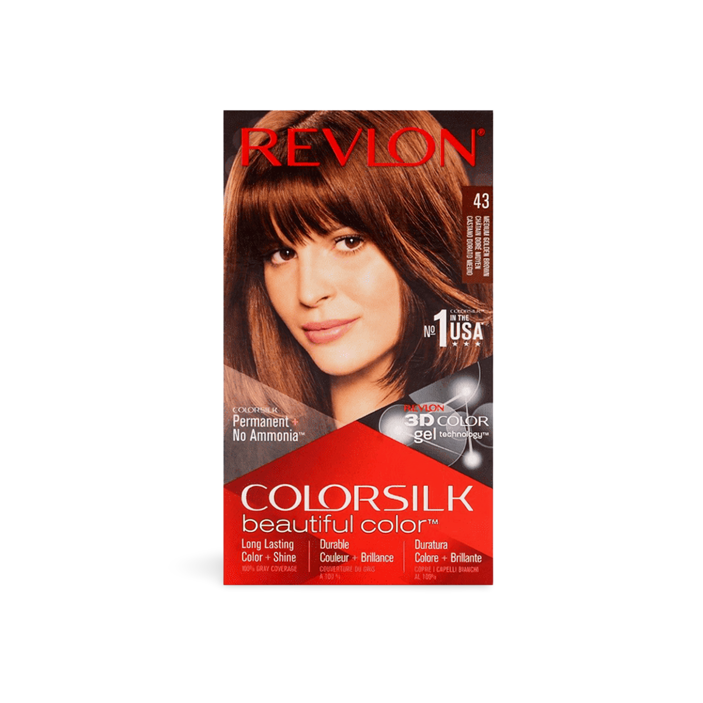 Revlon Hair Color Medium Golden Brown 43