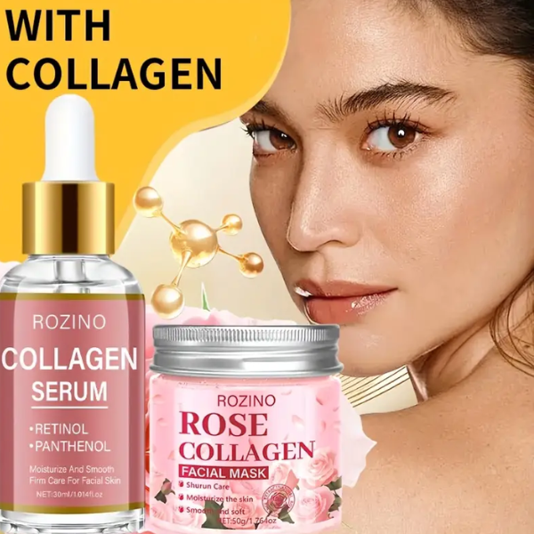 Rose Collagen Facial Mask