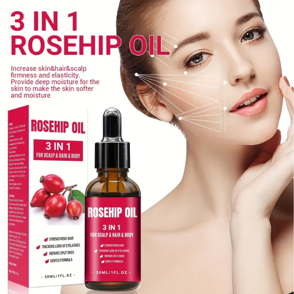 Rosehip Oil 3In 1 For Hair