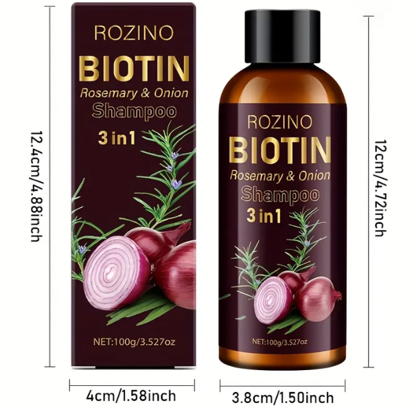 Rozino Biotin Rosemary Onion Shampoo