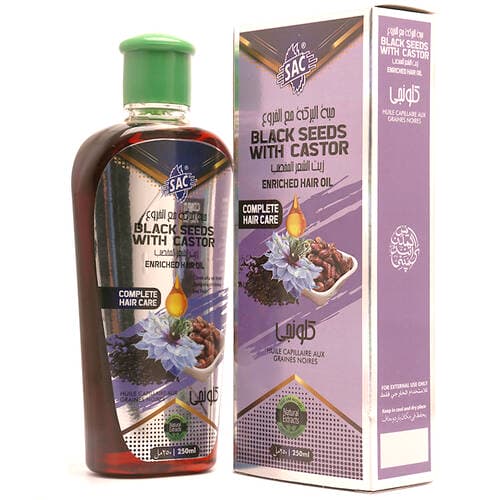 Sac Blackseed With Castor Hair Oil