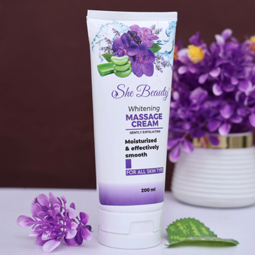 She Beauty Whitening Face Massage Cream