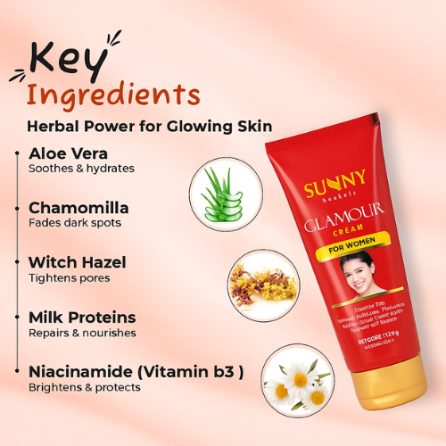 Sunny Herbals Glamour Women Face Cream