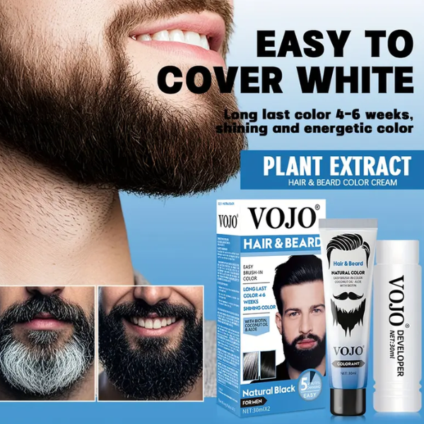 Vojo Hair Beard Dye Shampoo