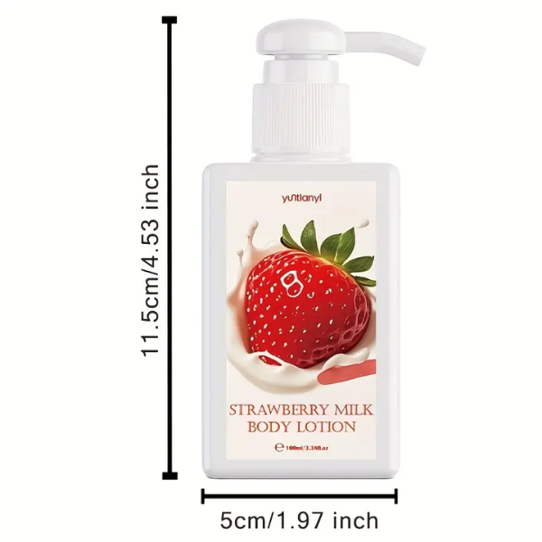 Yuntianyi Strawberry Milk Body Lotion