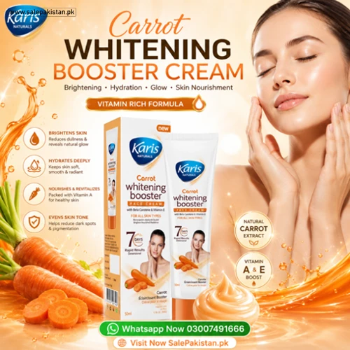 Karis Naturals Carrot Whitening Booster Face Cream
