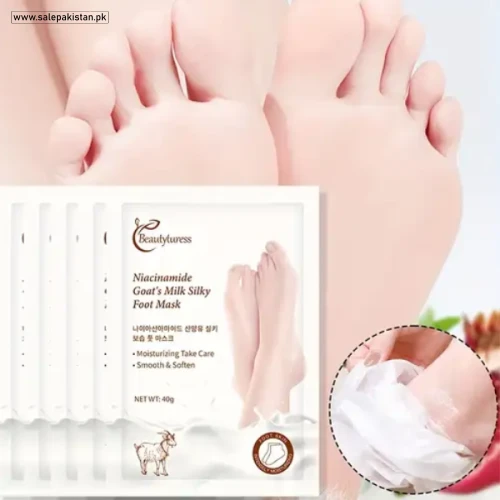 Sensitive Beige-friendly Hydrating Goat Milk Foot Mask