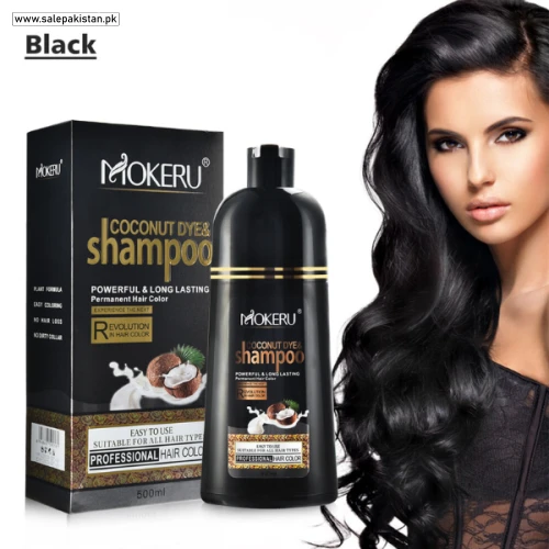 Mokeru Instant Coconut Hair Color Shampoo