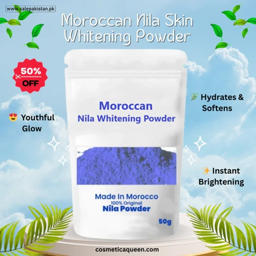 Moroccan Blue Nila Skin Whitening Powder