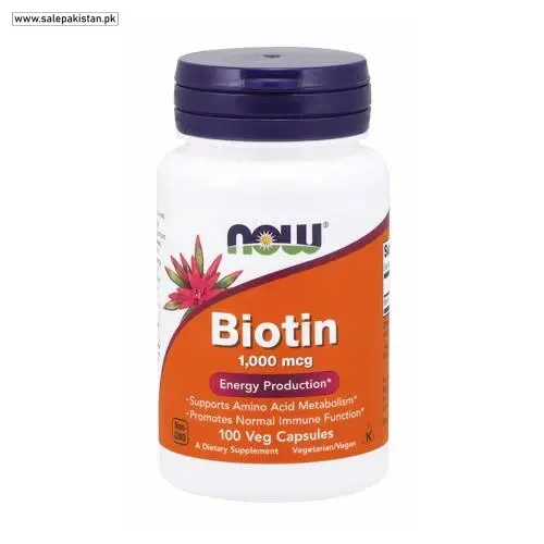 Now Biotin 1000 Mcg, 100 Ct