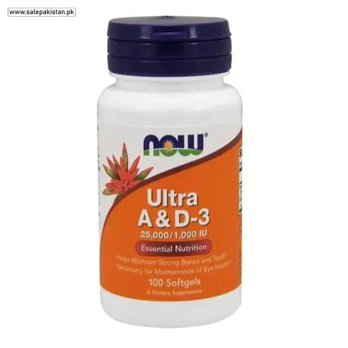 Now Ultra A & D-3, 100 Ct