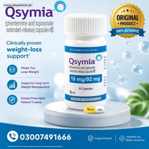 Qsymia 15 mg/92 mg Capsule Price in Pakistan