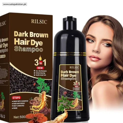 Rilsic Instant Dark Brown Hair Dye Shampoo