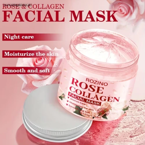 Rozino Rose Collagen Facial Mask